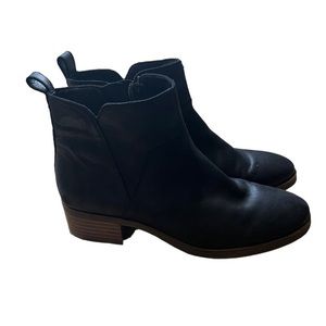 LUCKY BRAND Prenma Leather Booties Size 8.5 — GENTLY WORN